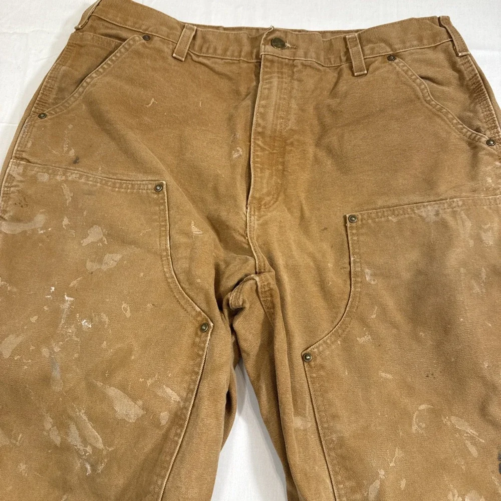 PANTS Carhartt MEN 36X36 Double Knee Carpenter LOOSE‎ ORIGINAL FIT  B136-BRN